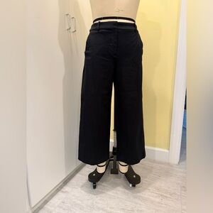 J Crew Factory Black Wide-Leg Pants